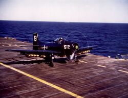 AD Skyraider VA-195 USS Princeton