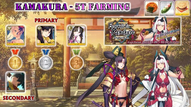 FGO NA - Little Big Tengu 2023 - 5T Farming Guide (Mixed - Kamakura)