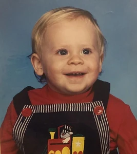 Austin as a toddler.