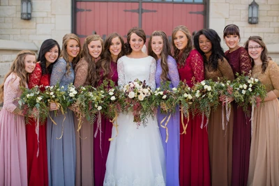 Jinger and her bridesmaids.