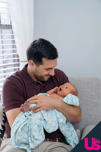 Jeremy and baby Felicity.