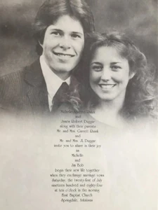 Michelle and Jim Bob's wedding invite.
