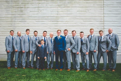 Austin and his groomsmen.
