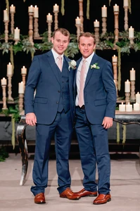 Joe with his best man, Josiah.