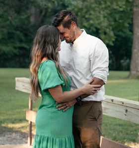 Pregnancy announcement.