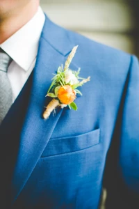 Austin's boutonniere.