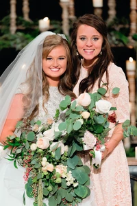 Kendra and bridesmaid Jinger.
