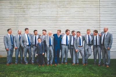 Austin and his groomsmen.