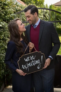 Pregnancy announcement.