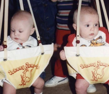 John and Jana as babies.