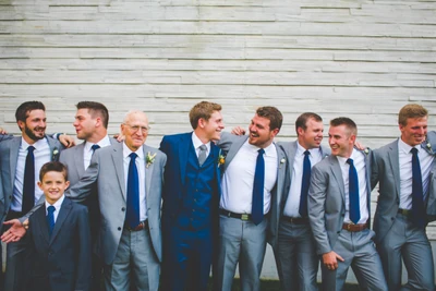 Austin and his groomsmen.