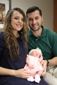 Jeremy, Jinger, and baby Felicity.