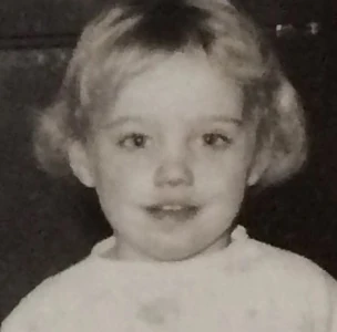 Michelle as a toddler.