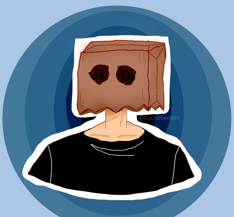 Redrew paper bag head guy 📦 Fandom