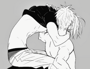 zhan zheng xi and jian yi kissing as they embrace