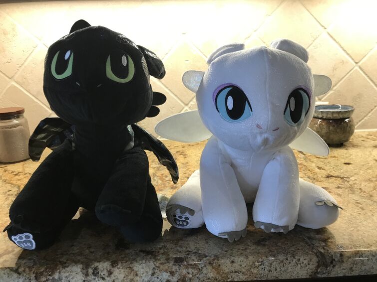 Light fury teddy bear outlet