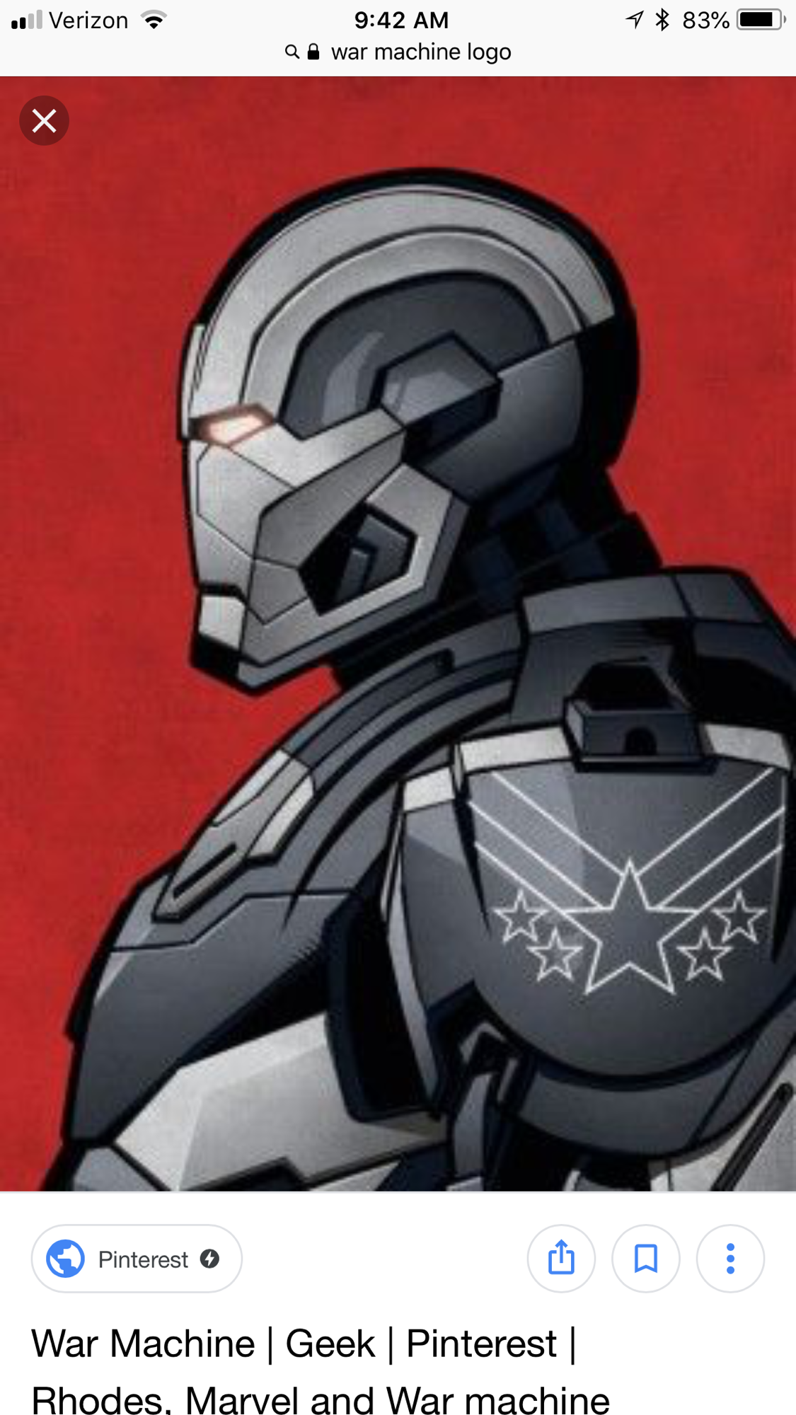 marvel war machine logo