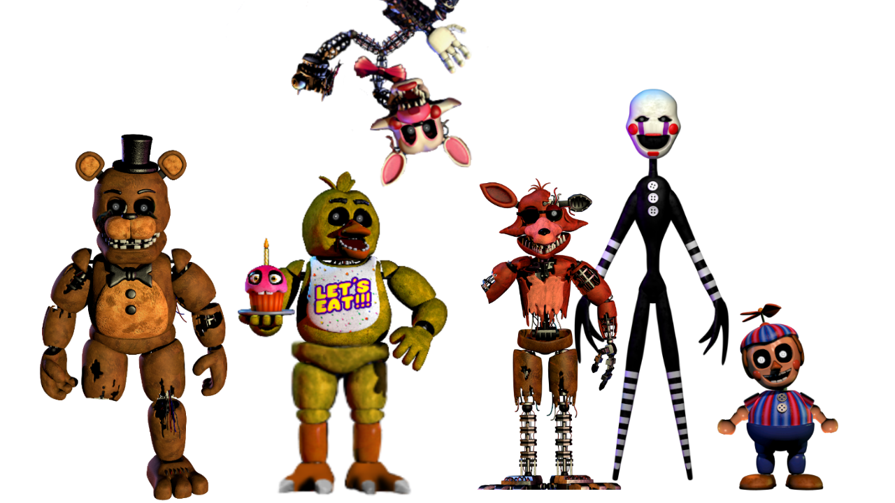 juguetes de los animatronicos