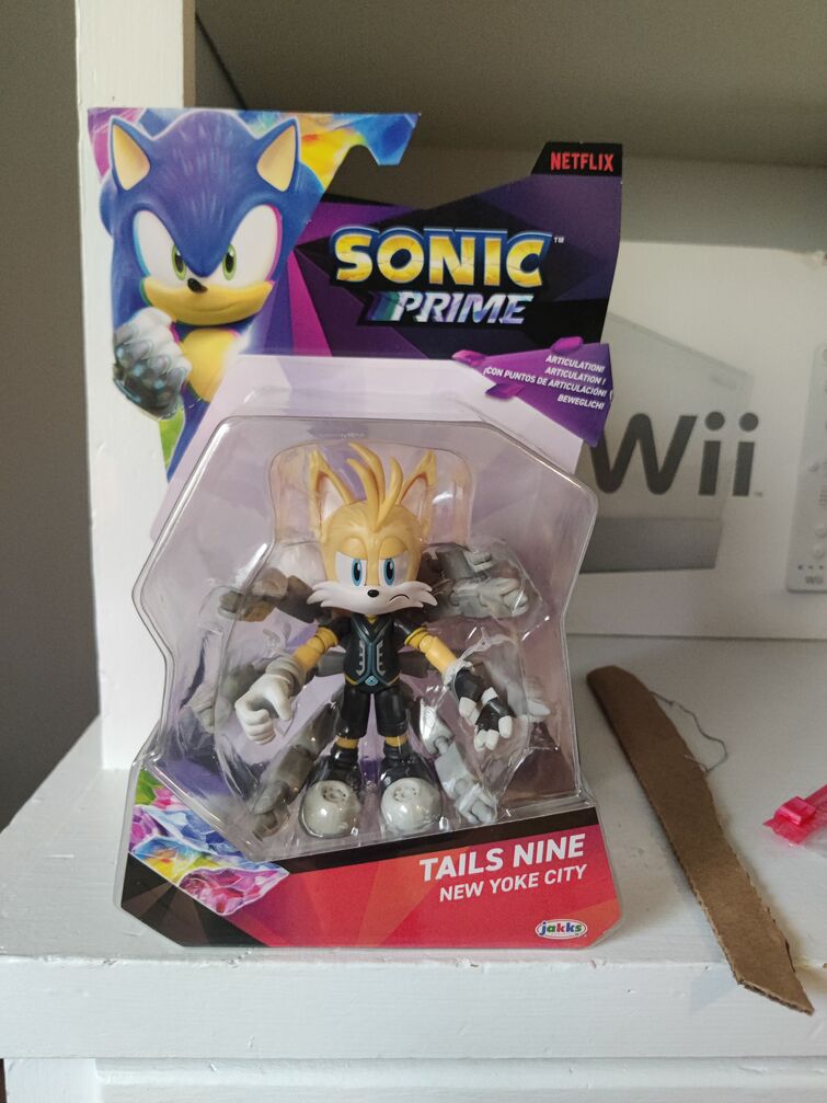 Jakks Pacific Sonic Prime Tails Nine New Yoke City 5-in