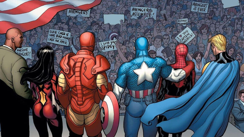 the avengers comic spiderman