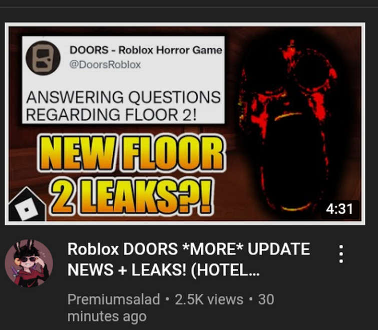 Roblox DOORS *NEW* UPDATE NEWS + LEAKS! (NEW ENTITIES, HOTEL