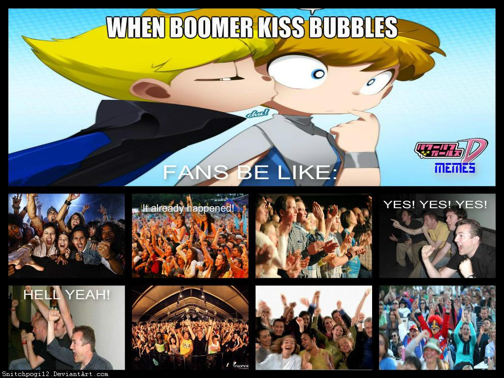 bubbles x boomer kiss