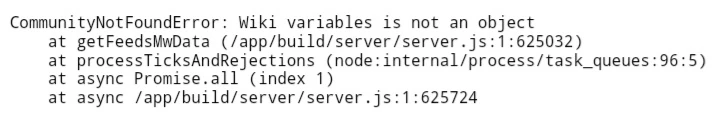 What is this error and where this occurs | Fandom