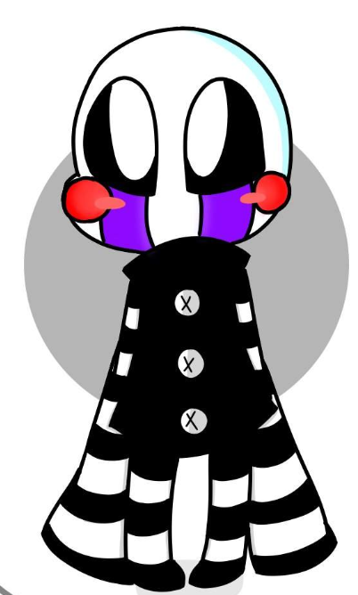 Фнаф марионетка нарисовать