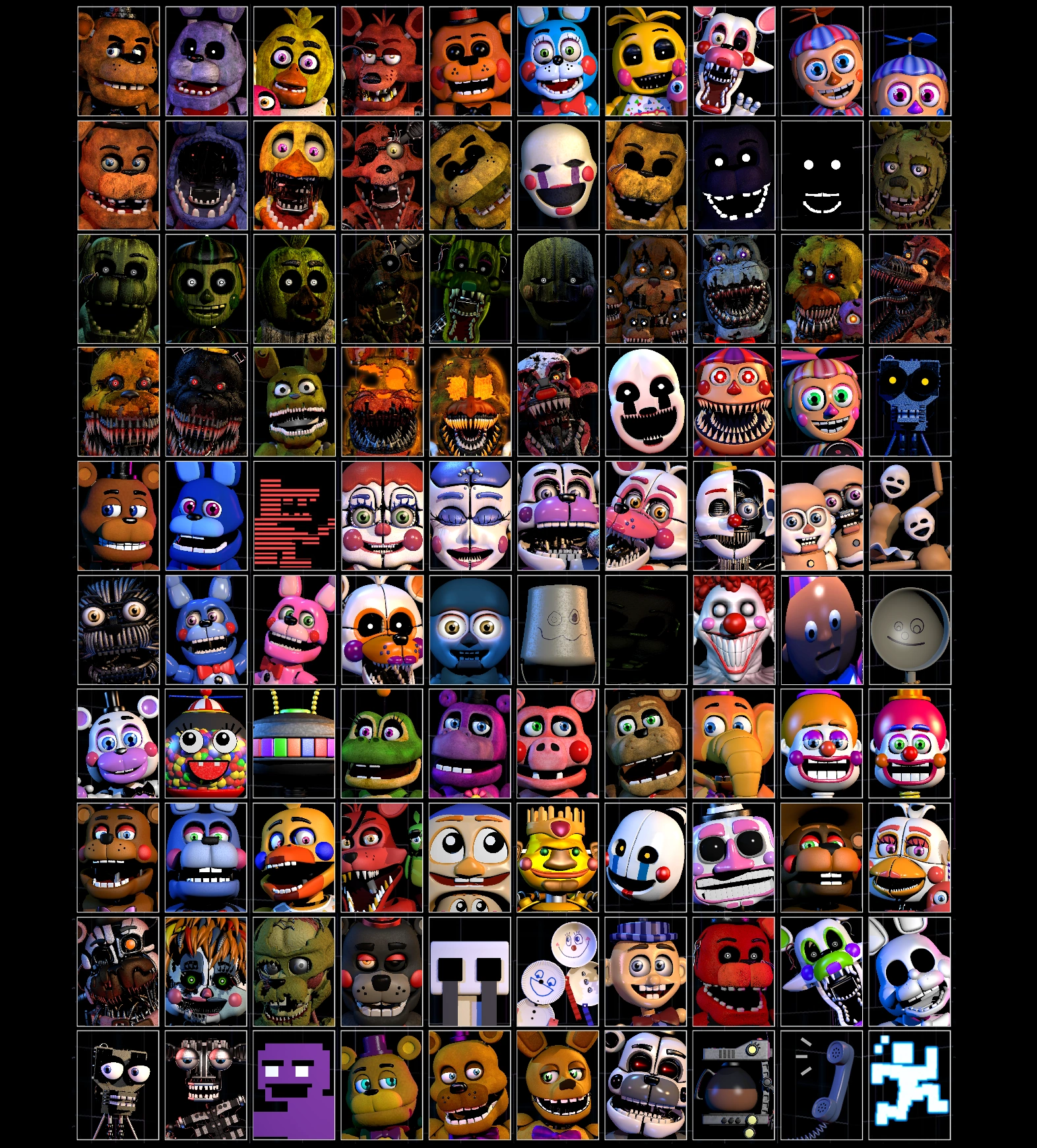 Ultimate custom night. Фанатские работы. Fandom