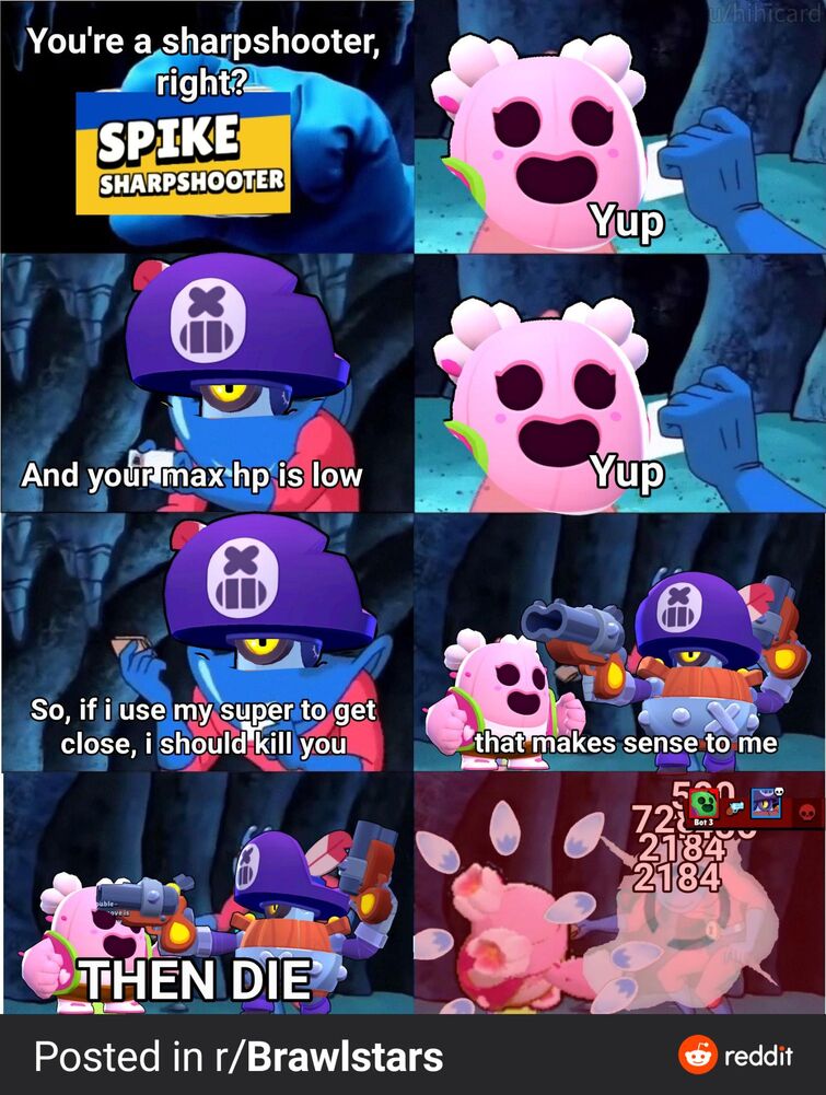 Daily Brawl Stars Memes Credit Goes To The Redditors Who Own These Memes 1 Fandom - brawlers brawl stars memes who would win