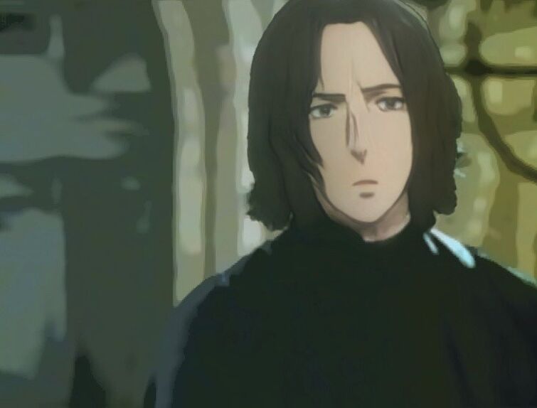 I Tried The Anime Filter On Snape A Long Time Ago And I Fricking Love How It Came Out Fandom