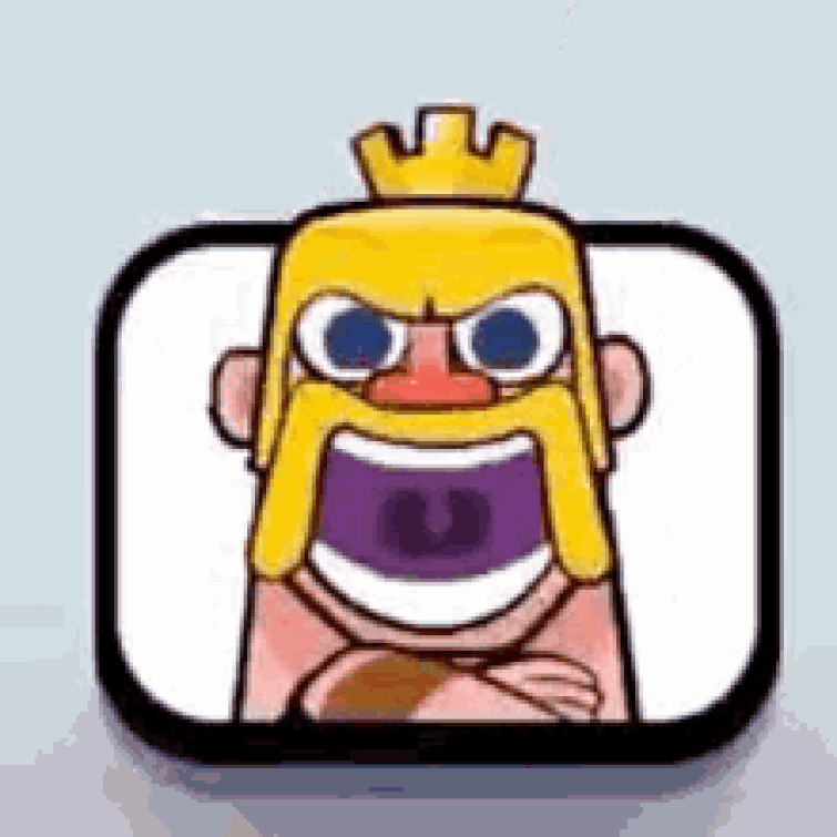 Clash Royale King Laughs Green Screen 