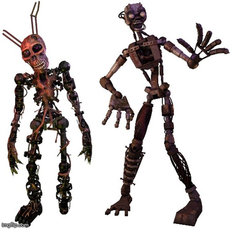 the mimic is transforming into william afton - Imgflip
