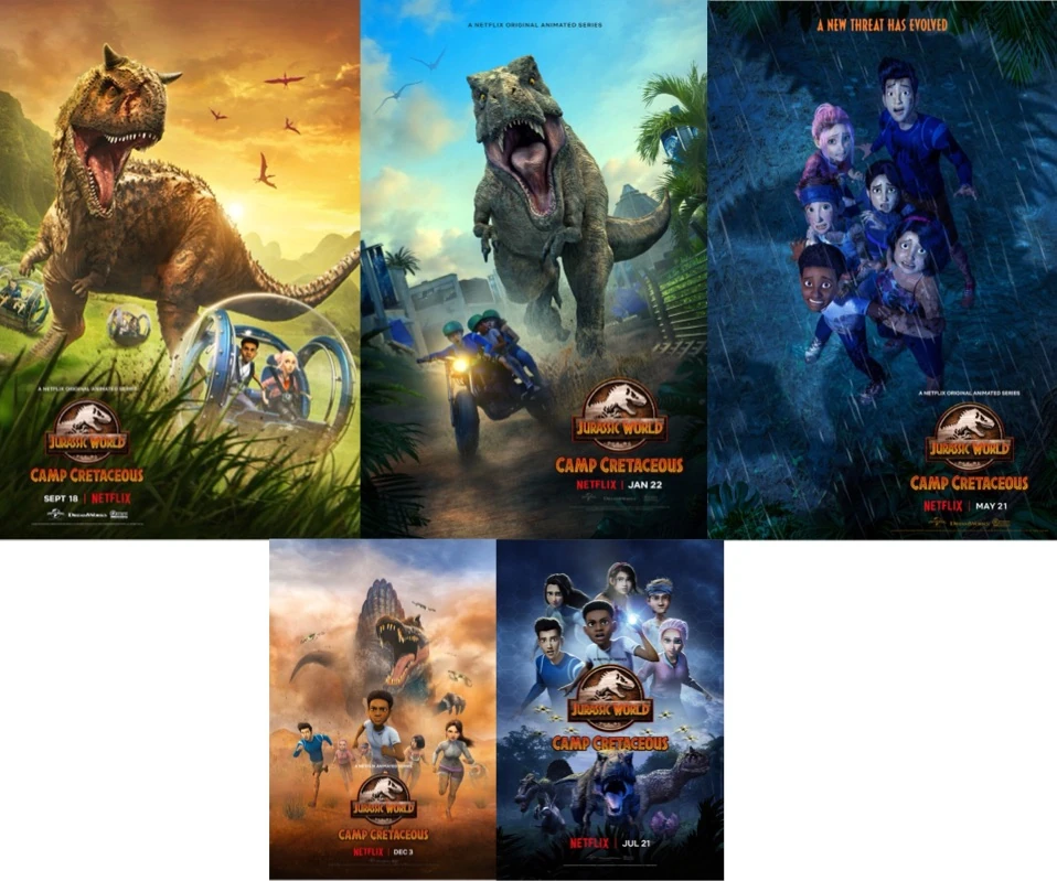 I watched all the seasons of Jurassic World Camp Cretaceous on my