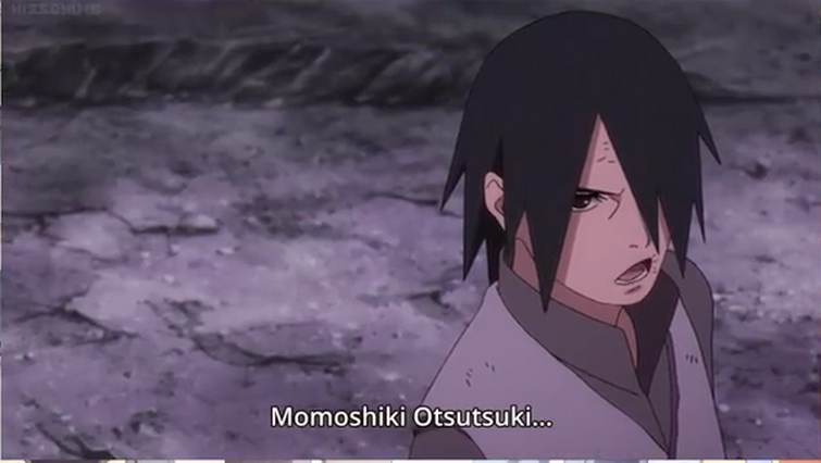 In which episode did Naruto and Sasuke fight against Momoshiki? - Quora