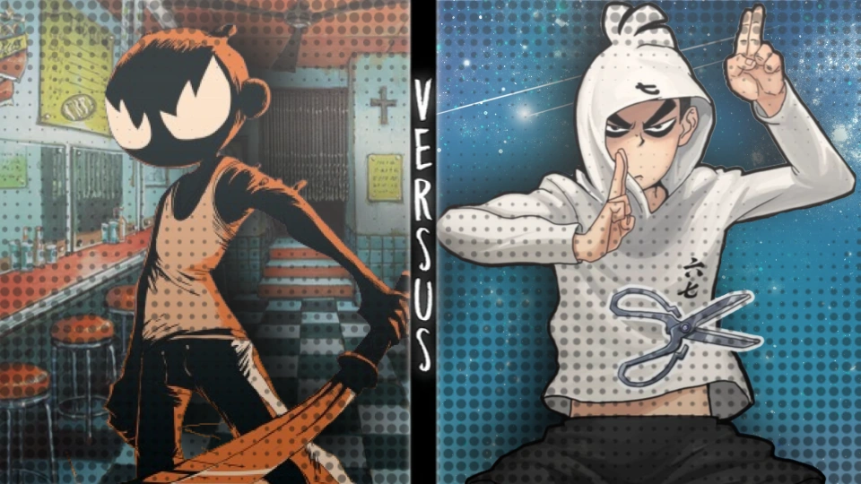 Angelino (MFKZ) vs Seven (Scissor Seven) Fandom