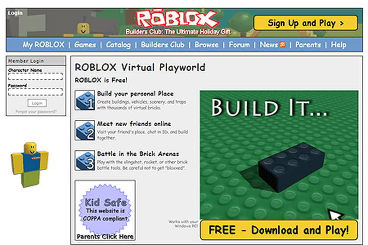 Itsdavid on X: Rest in peace default roblox website display 2006