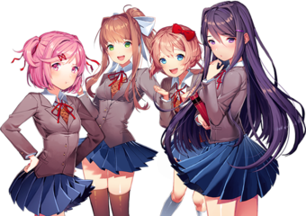 Discuss Everything About Doki Doki Literature Club Wiki Fandom - roblox doki doki uniform