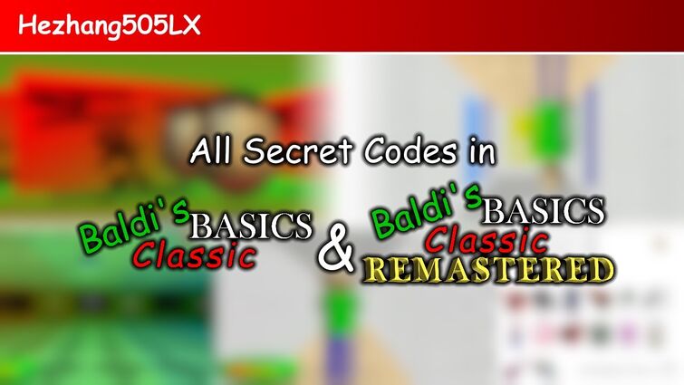 Baldi's Basics Classic Remastered - Release Date Trailer [OFFICIAL] 