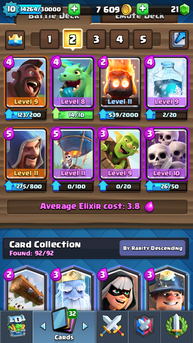 Best deck for arena 7