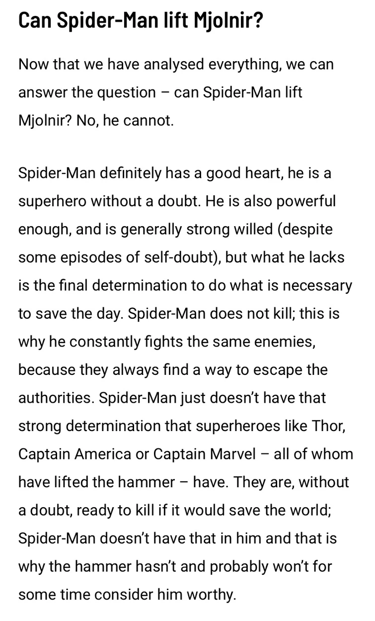 What are the basic requirements to wield Mjolnir again? Fandom