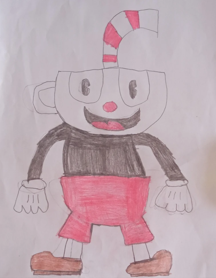 Cuphead Drawing On Paper Fandom