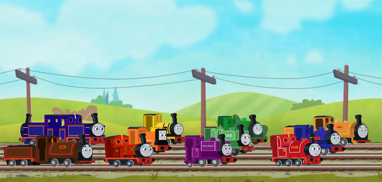 ð¼They are The Narrow Gauge Engines, Running On Narrow Gauge Track ð¼ 