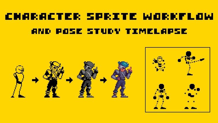 Sprite animation and Sprite Art Custom poses and sprites Tutorial