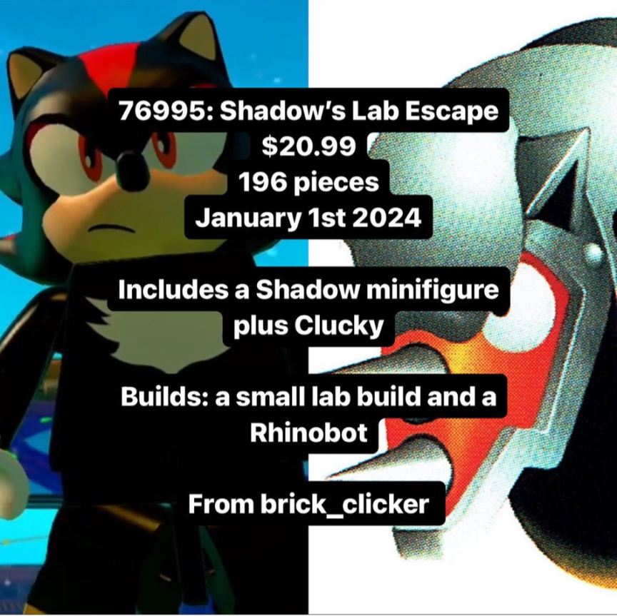 2025 Lego Sonic sets leaked! Fandom