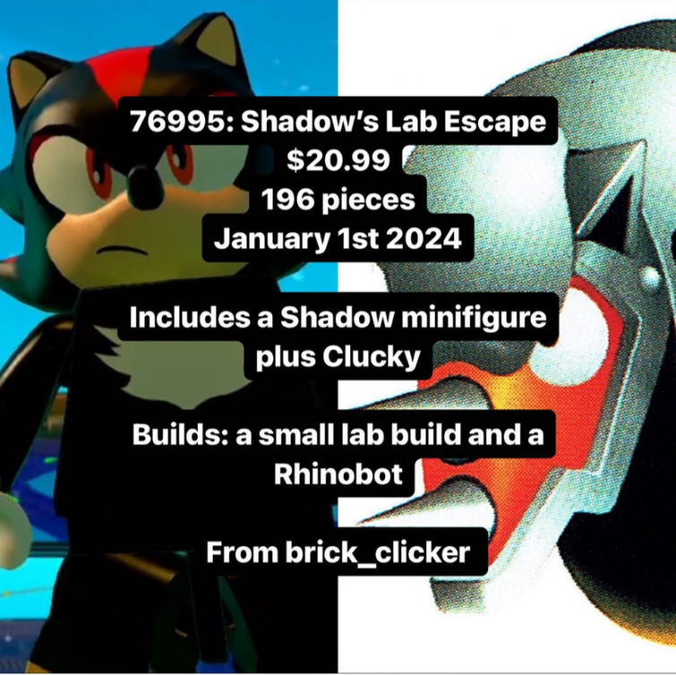 2024 Lego Sonic sets leaked! Fandom