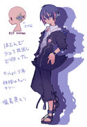 Natsukage character design