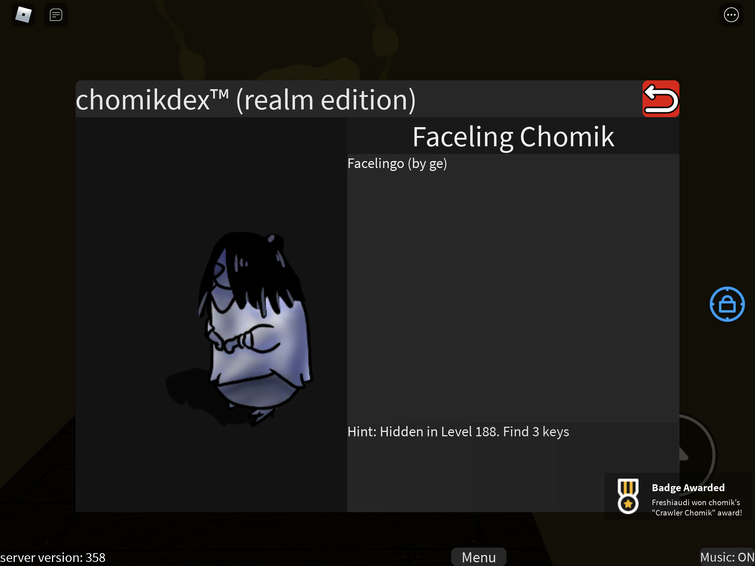 Level 9223372036854775807: The True Final Level, Find The Chomiks Wiki