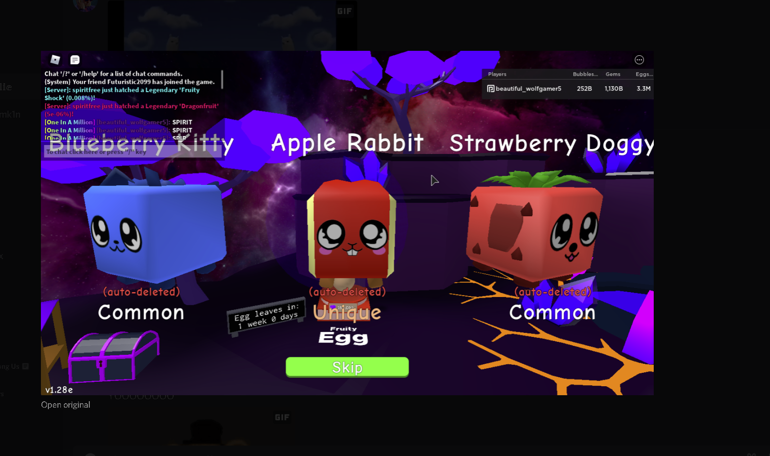 Discuss Everything About Bubble Gum Simulator Wiki Fandom - what happens at level 1 000 record roblox egg hatching