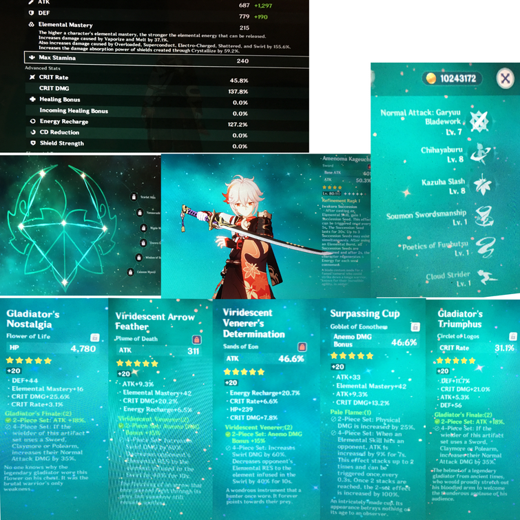 dps kazuha build which talent should I upgrade Fandom